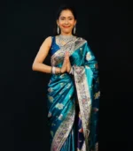 Fancy Party Wear Saree - Image 3