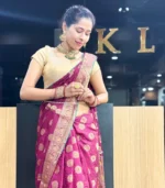 Fancy Maroon Saree