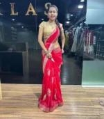 Red Fancy Silk Saree