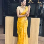 Yellow  Fancy Saree
