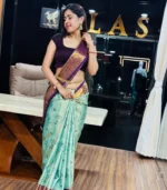 Meenakaari Silk Saree - Image 5