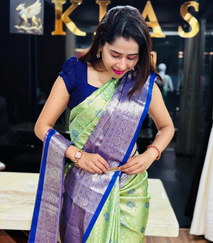 19 Silk Tissue Saree - Image 1