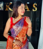 Meenakaari Silk Saree - Image 4