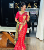 Vintage semi silk saree - Image 2