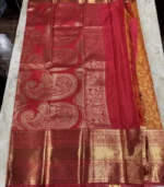 Classic Red Kanchipuram Silk Saree - Image 3