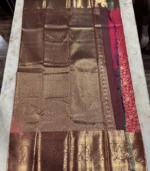 Antique Gold Kanchipuram Silk Saree - Image 5