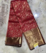 Antique Gold Kanchipuram Silk Saree