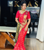 Vintage semi silk saree - Image 4