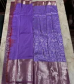 Purple Kanchipuram Silk Saree - Image 3