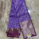 Purple Kanchipuram Silk Saree