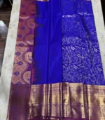 Royal Blue Kanchipuram Silk Saree - Image 2