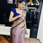 Royal Lavender Kanchipuram Silk Saree