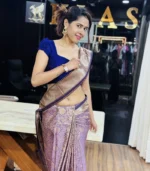 Royal Lavender Kanchipuram Silk Saree