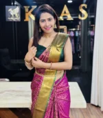 Rani Pink Kanchipuram Silk Saree