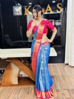 Vintage Kanchipuram silk saree - Image 2