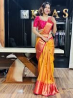 Vintage Kanchipuram silk saree - Image 2