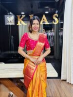 Vintage Kanchipuram silk saree - Image 5