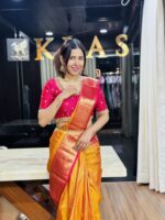 Vintage Kanchipuram silk saree - Image 4