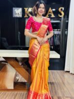 Vintage Kanchipuram silk saree