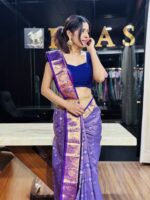 Vintage Kanchipuram Silk Saree - Image 4