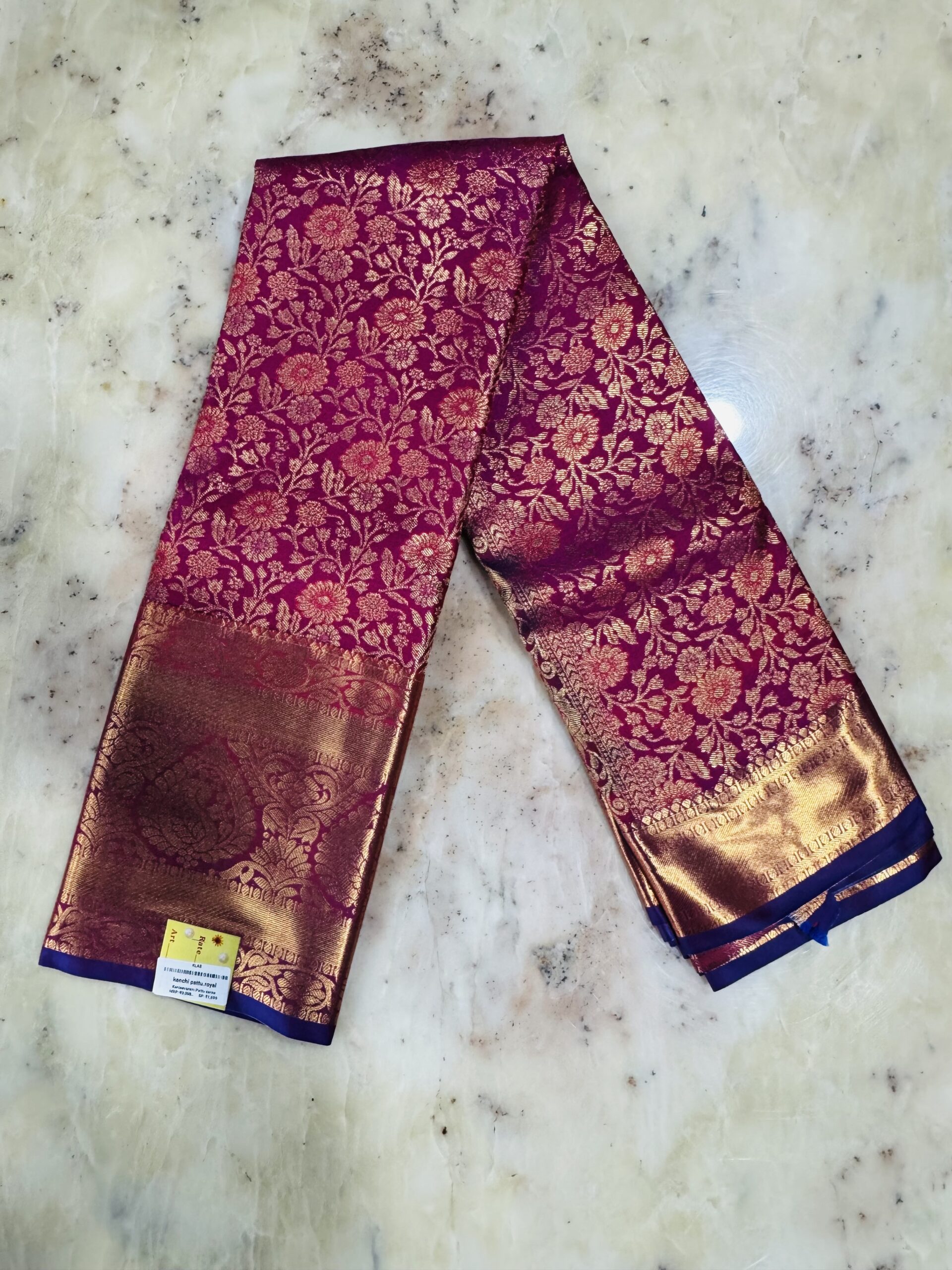 IMG_7922 Kanchipuram pure silk saree - Image 1