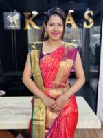 Kanchipuram silk saree - Image 3