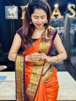 Kanchipuram silk saree - Image 5