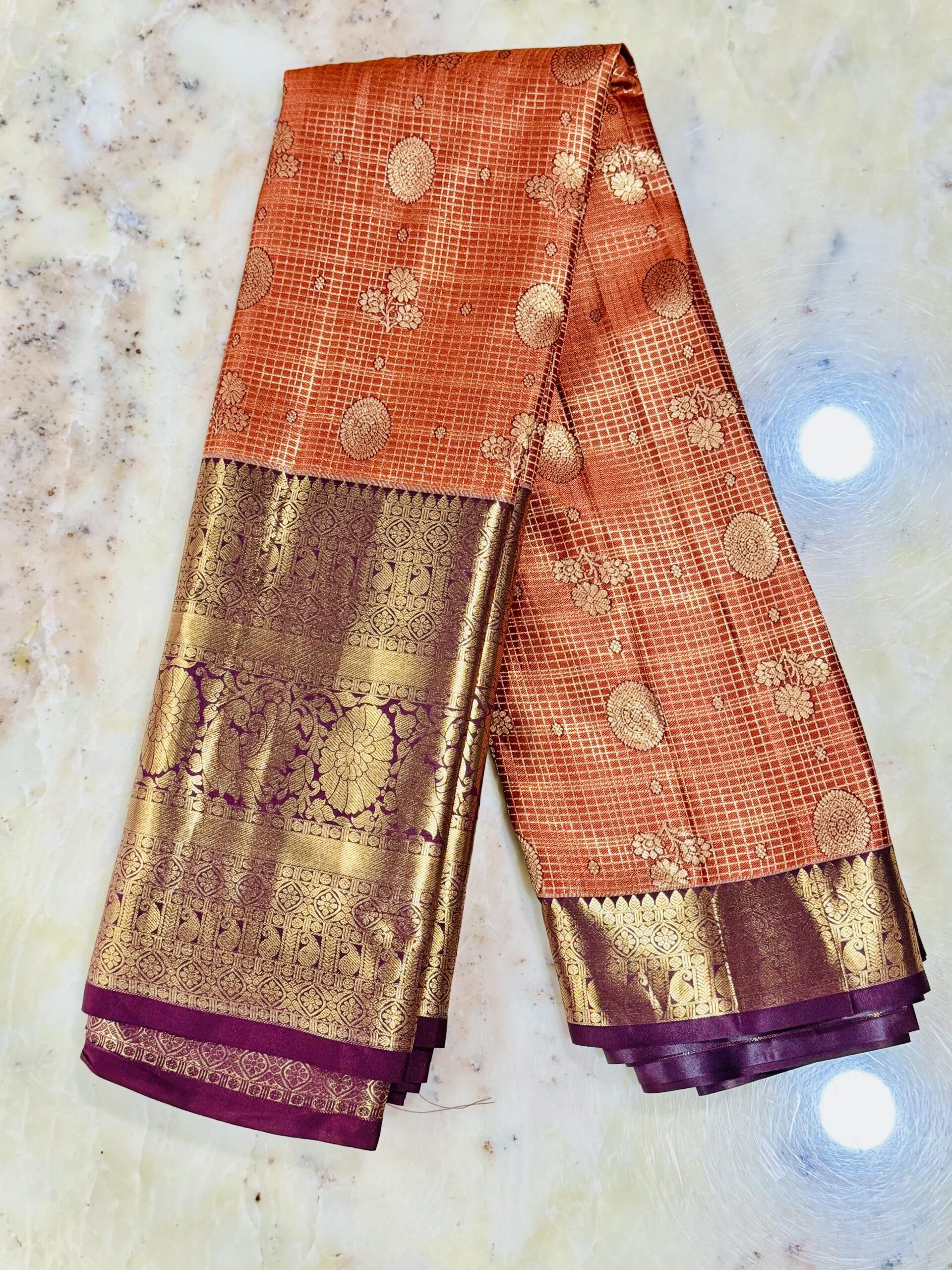 IMG_8124 Kanchipuram silk saree - Image 1