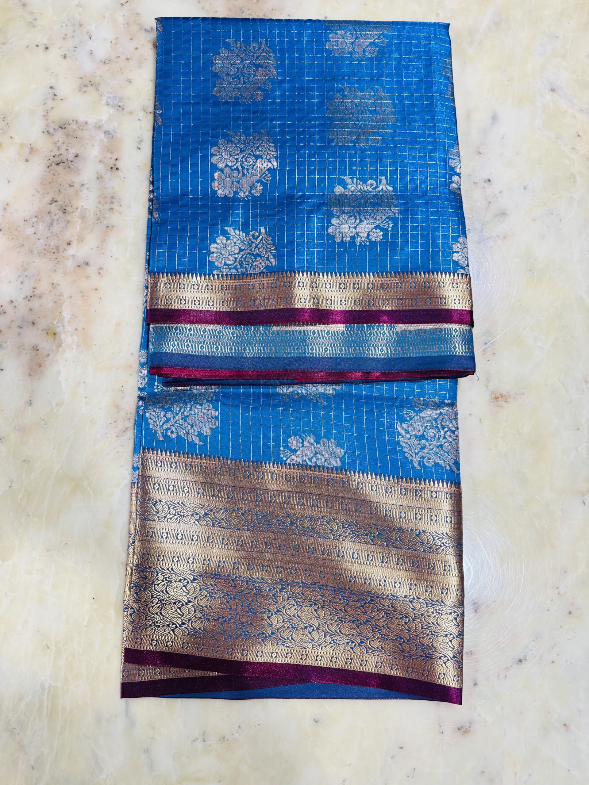 IMG_8139 Kanchipuram silk saree - Image 1